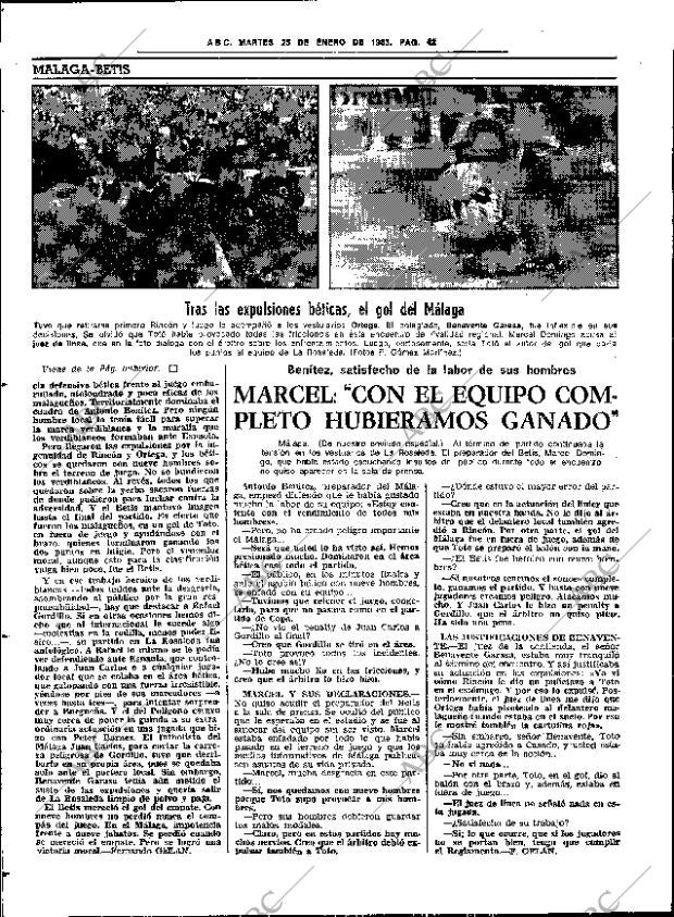 ABC SEVILLA 25-01-1983 página 62