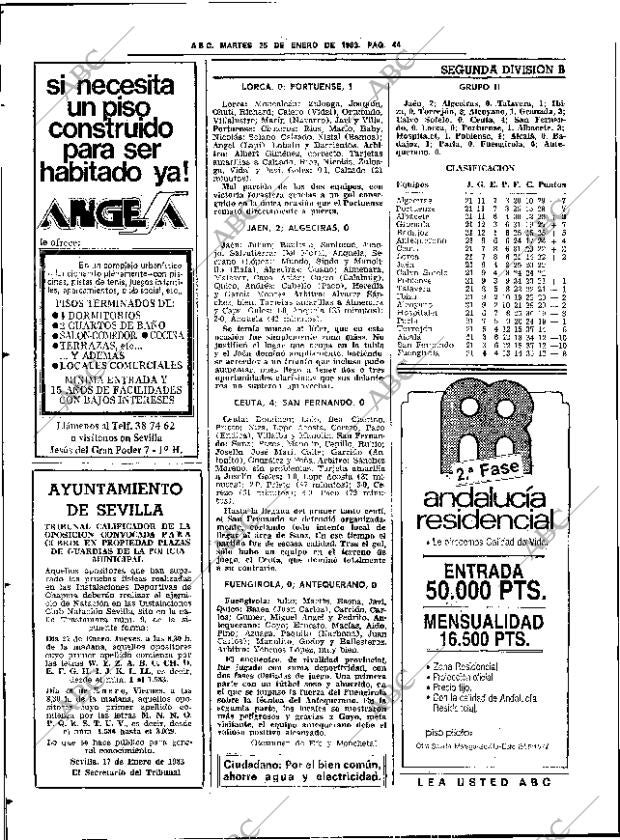 ABC SEVILLA 25-01-1983 página 64