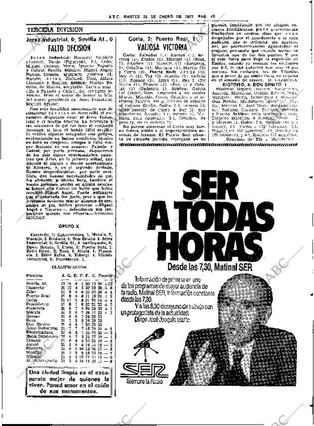 ABC SEVILLA 25-01-1983 página 65