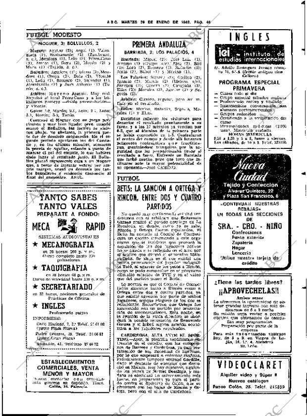 ABC SEVILLA 25-01-1983 página 69