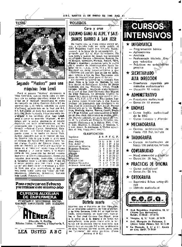 ABC SEVILLA 25-01-1983 página 71
