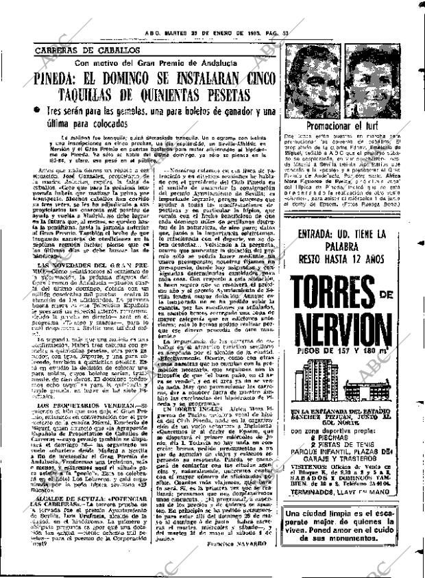 ABC SEVILLA 25-01-1983 página 73