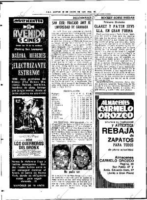 ABC SEVILLA 25-01-1983 página 74