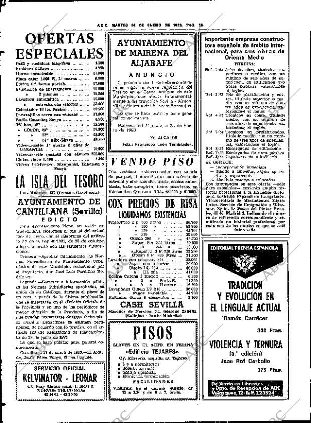 ABC SEVILLA 25-01-1983 página 88