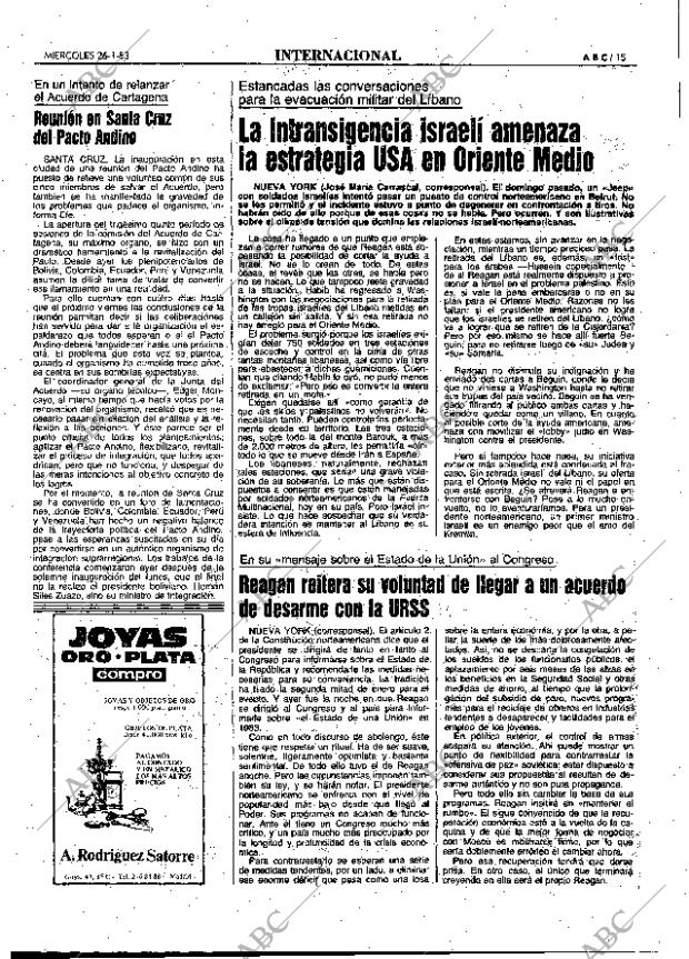 ABC MADRID 26-01-1983 página 15