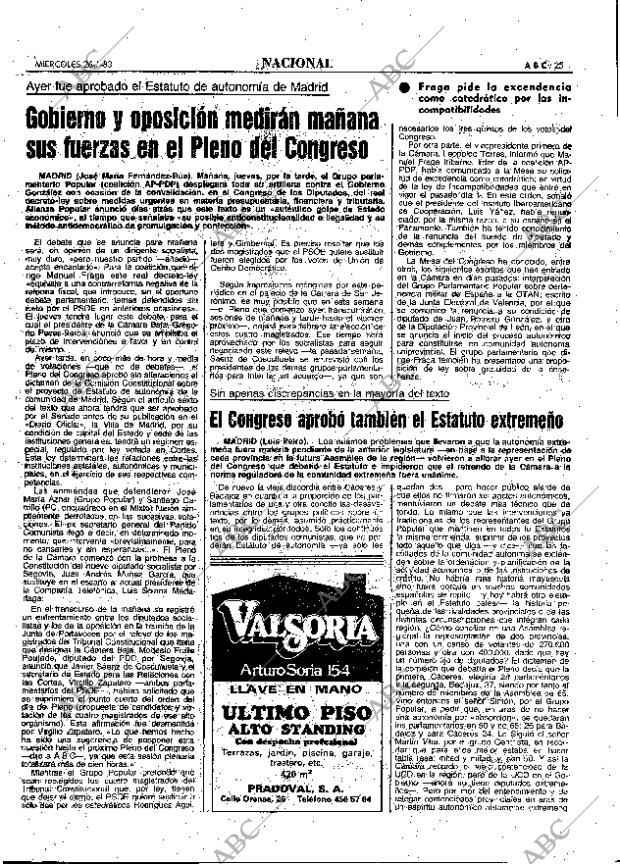 ABC MADRID 26-01-1983 página 25