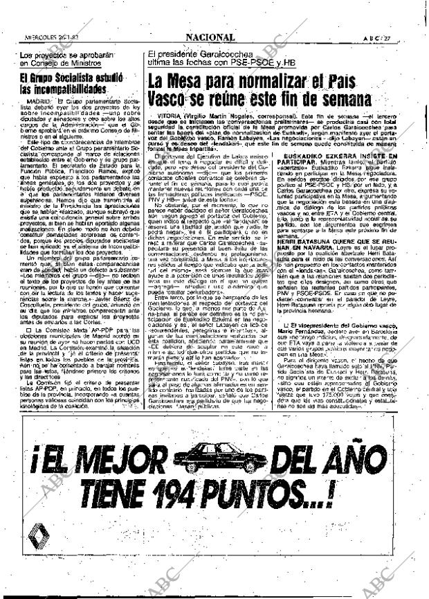 ABC MADRID 26-01-1983 página 27