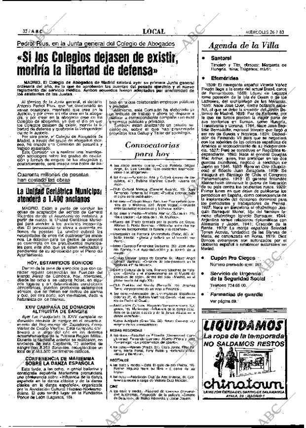 ABC MADRID 26-01-1983 página 32