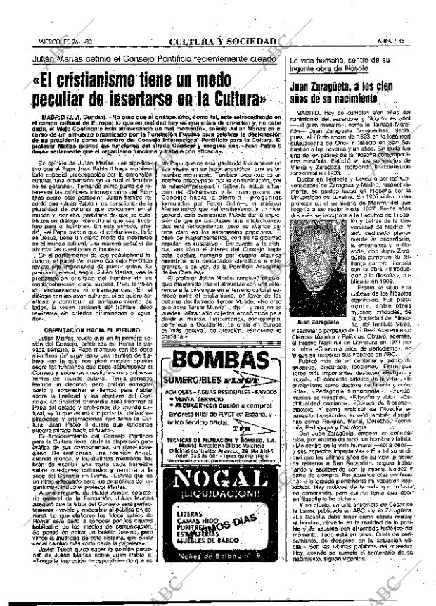 ABC MADRID 26-01-1983 página 35