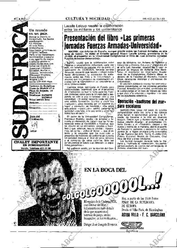 ABC MADRID 26-01-1983 página 40