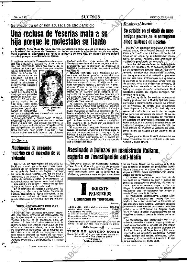 ABC MADRID 26-01-1983 página 50