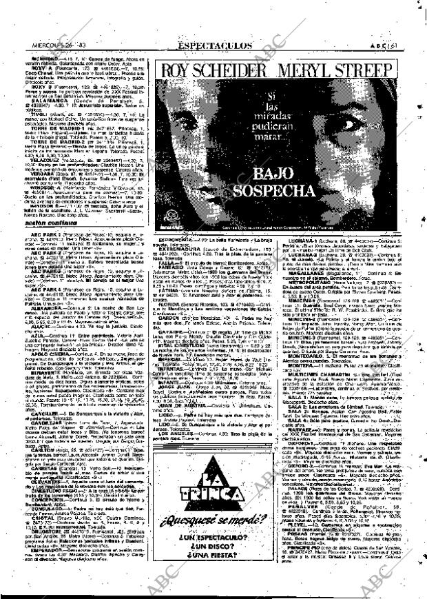 ABC MADRID 26-01-1983 página 61