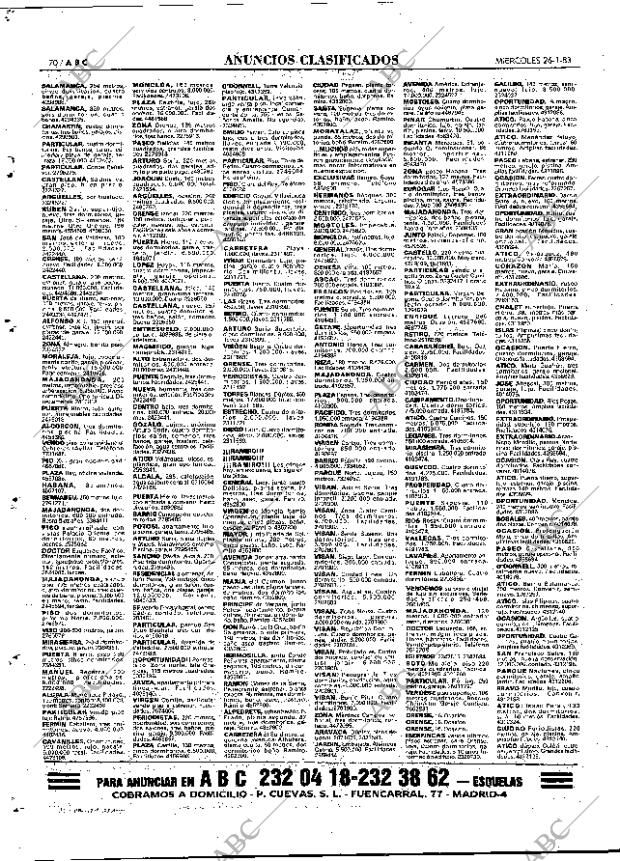 ABC MADRID 26-01-1983 página 70