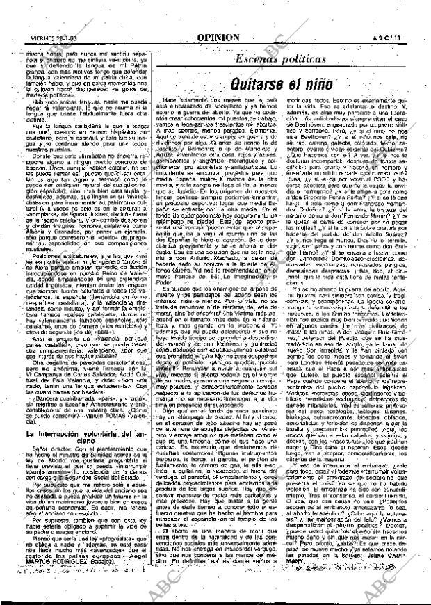 ABC MADRID 28-01-1983 página 13