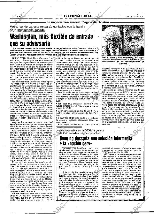 ABC MADRID 28-01-1983 página 14