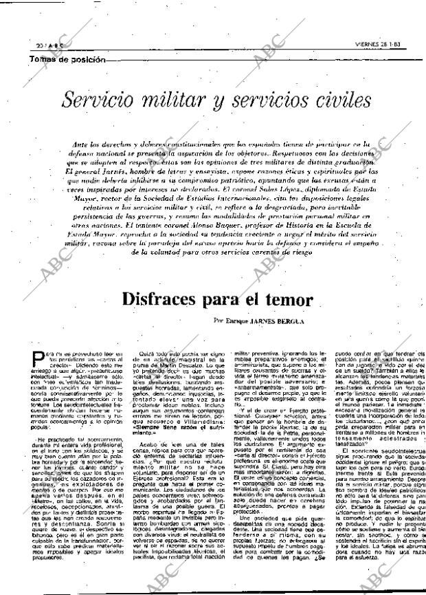 ABC MADRID 28-01-1983 página 20