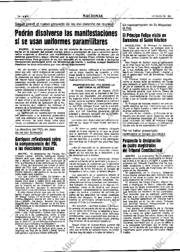 ABC MADRID 28-01-1983 página 24