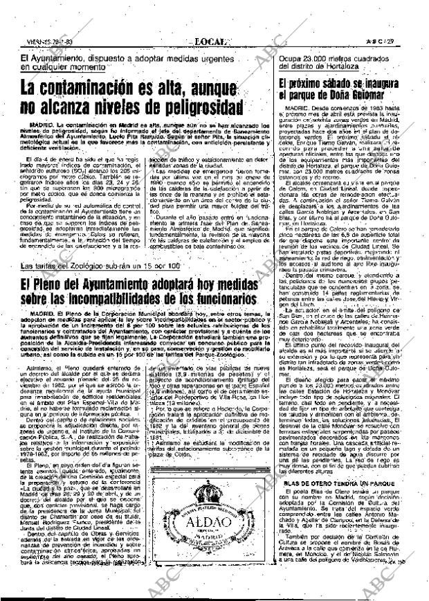 ABC MADRID 28-01-1983 página 29