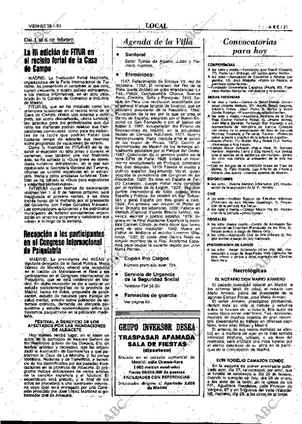 ABC MADRID 28-01-1983 página 31