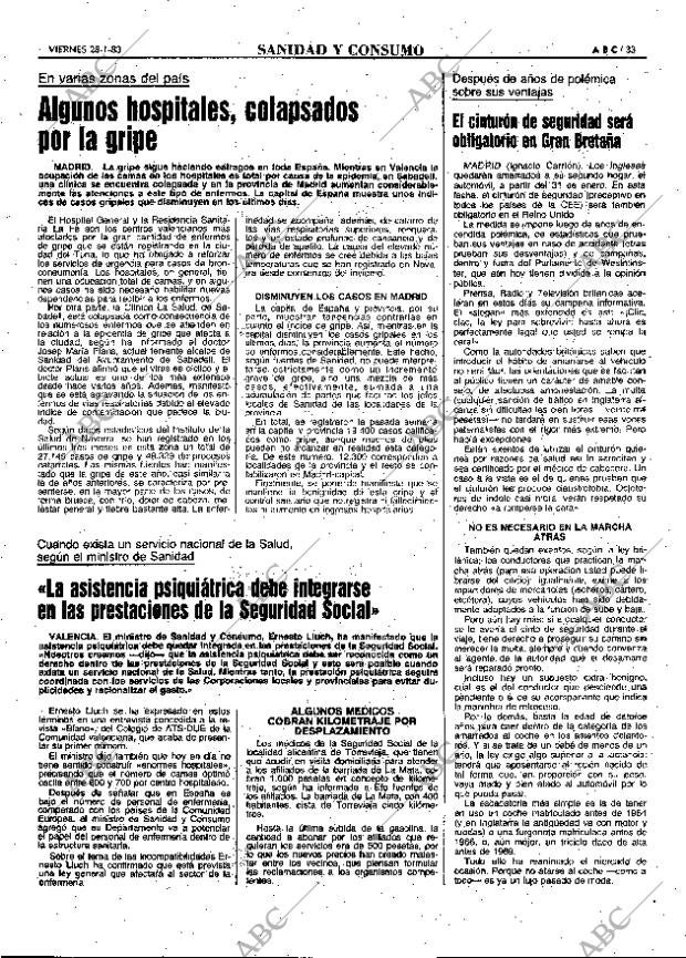 ABC MADRID 28-01-1983 página 33