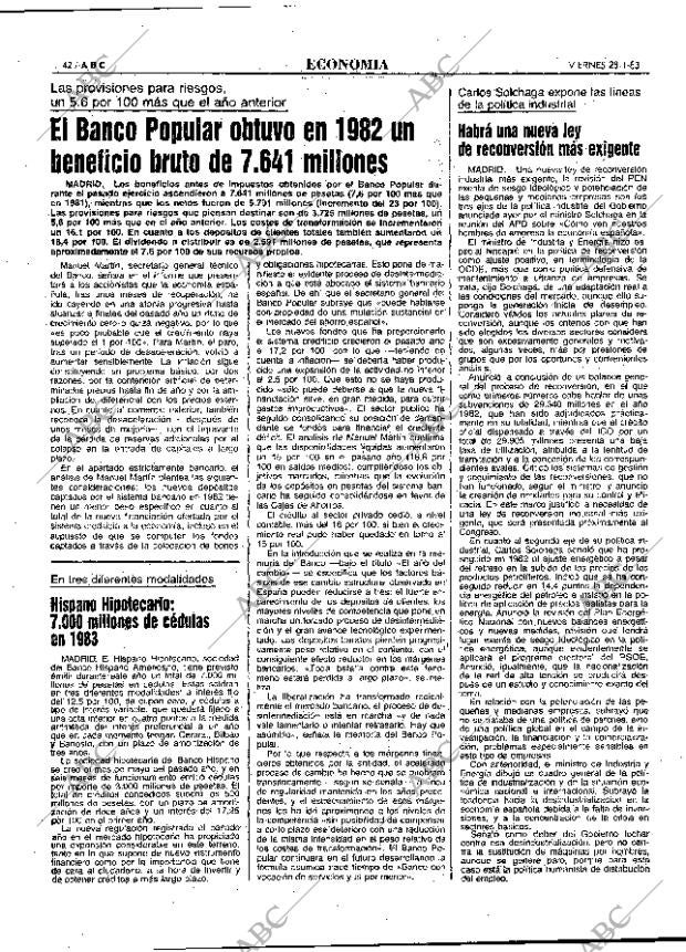 ABC MADRID 28-01-1983 página 42