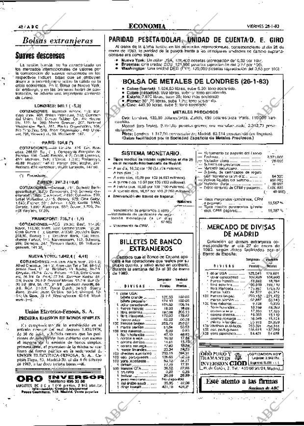 ABC MADRID 28-01-1983 página 48