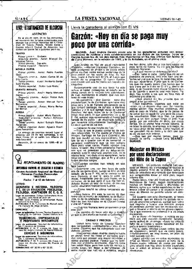 ABC MADRID 28-01-1983 página 52