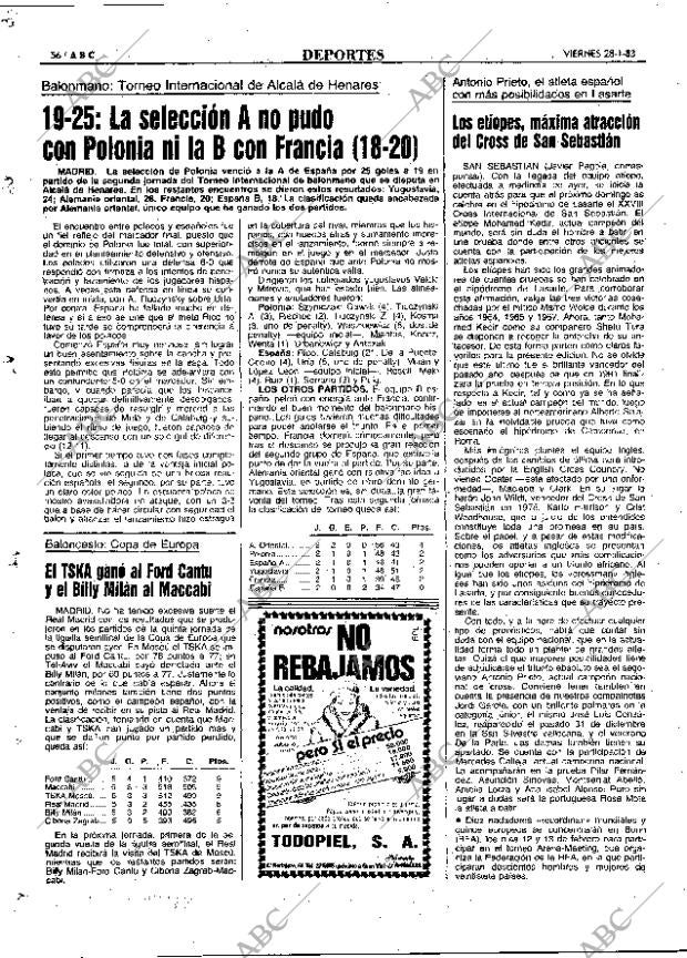 ABC MADRID 28-01-1983 página 56