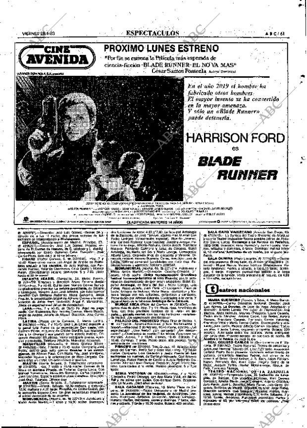 ABC MADRID 28-01-1983 página 61