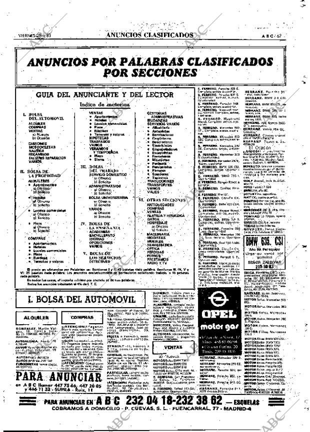 ABC MADRID 28-01-1983 página 67