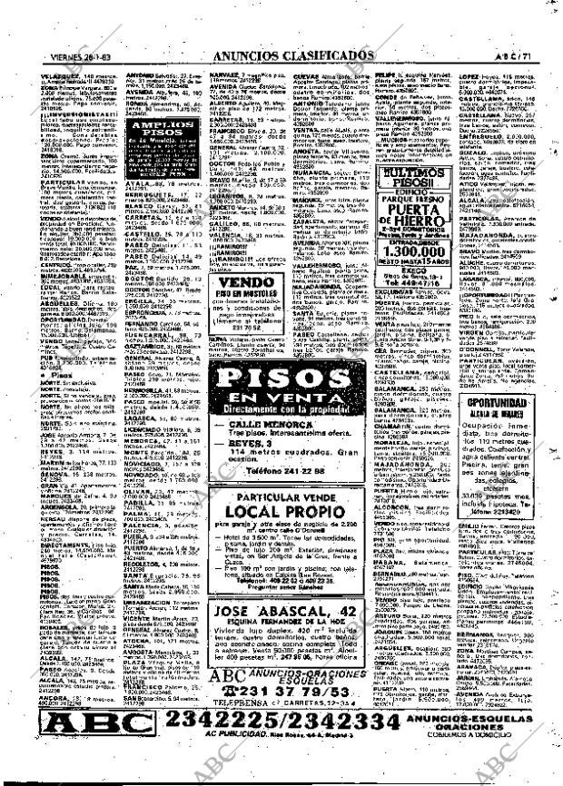 ABC MADRID 28-01-1983 página 71