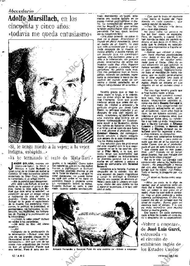 ABC MADRID 28-01-1983 página 82