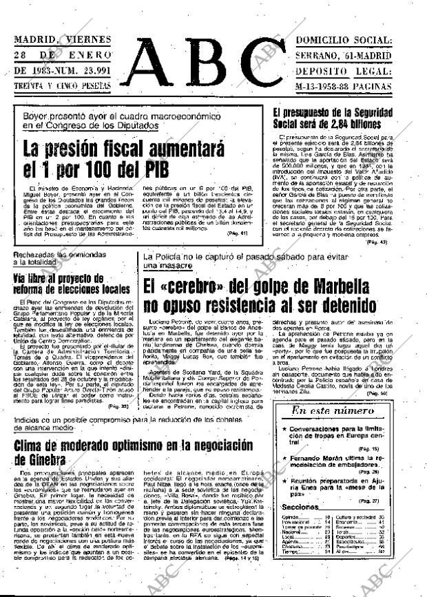 ABC MADRID 28-01-1983 página 9
