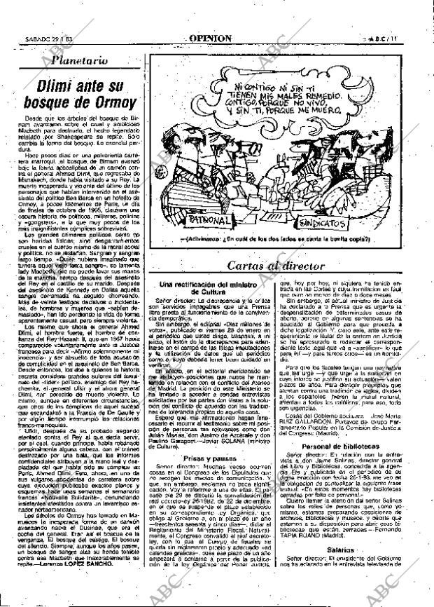 ABC MADRID 29-01-1983 página 11