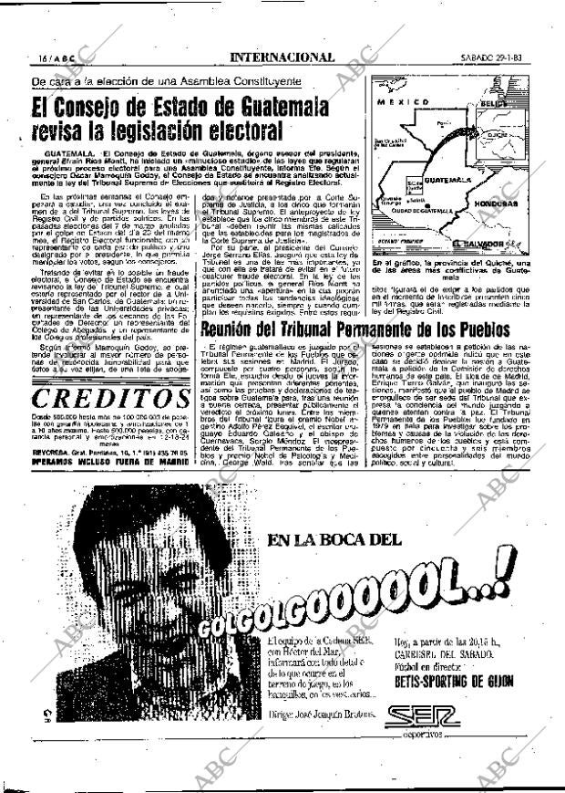 ABC MADRID 29-01-1983 página 16