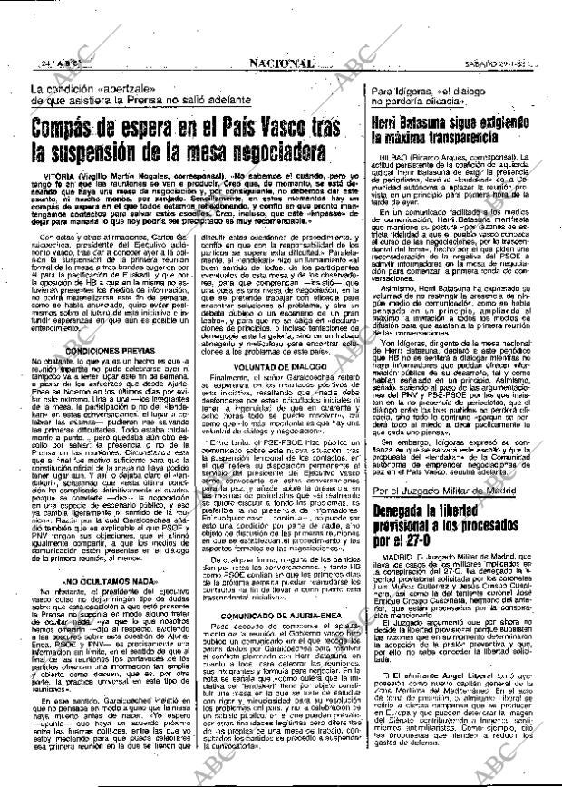 ABC MADRID 29-01-1983 página 24