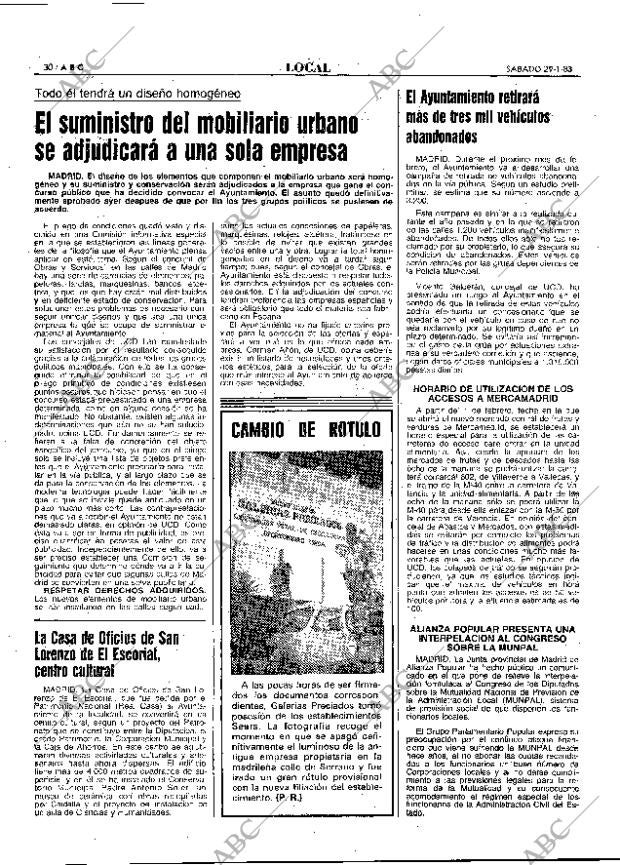 ABC MADRID 29-01-1983 página 30