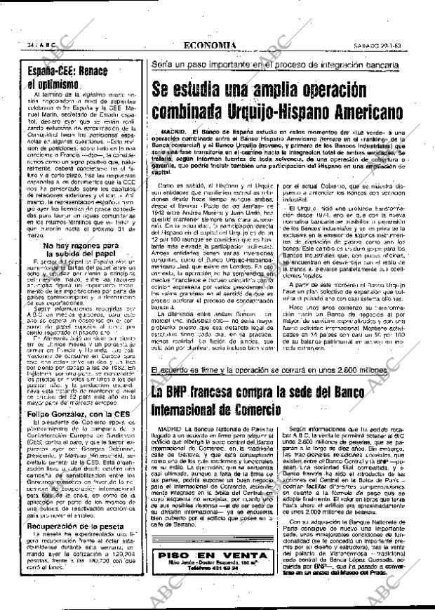 ABC MADRID 29-01-1983 página 34