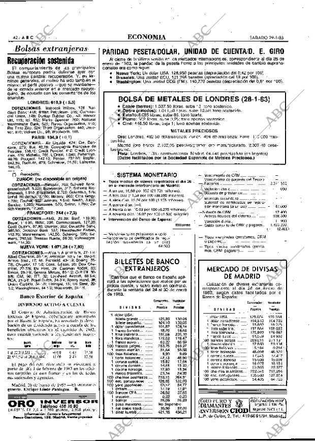 ABC MADRID 29-01-1983 página 42