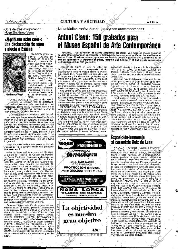 ABC MADRID 29-01-1983 página 59
