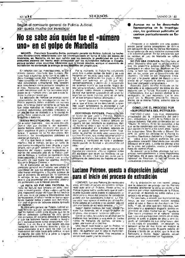 ABC MADRID 29-01-1983 página 62