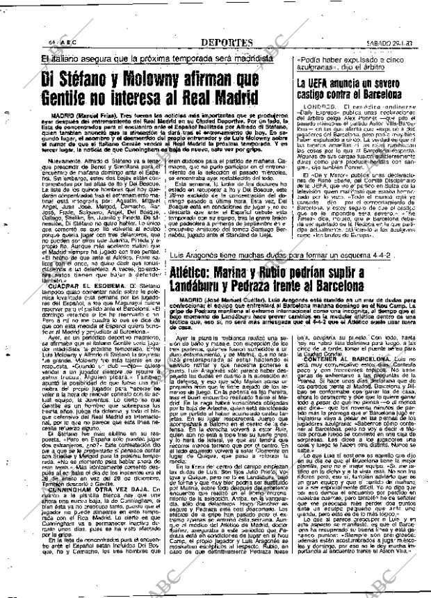 ABC MADRID 29-01-1983 página 64
