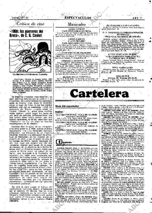 ABC MADRID 29-01-1983 página 71