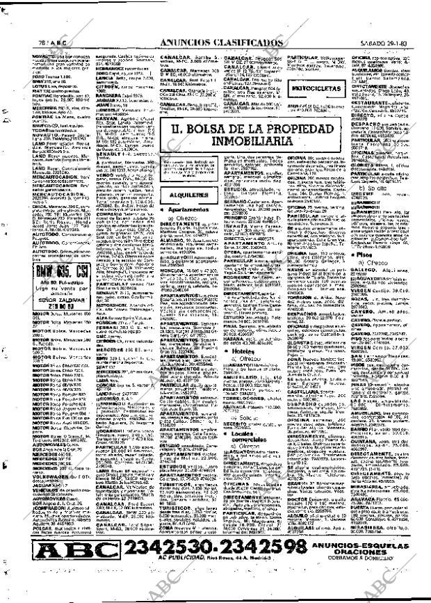 ABC MADRID 29-01-1983 página 78