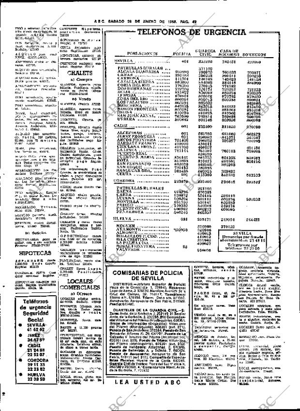 ABC SEVILLA 29-01-1983 página 52