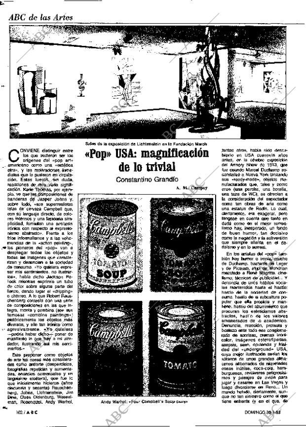 ABC MADRID 30-01-1983 página 102