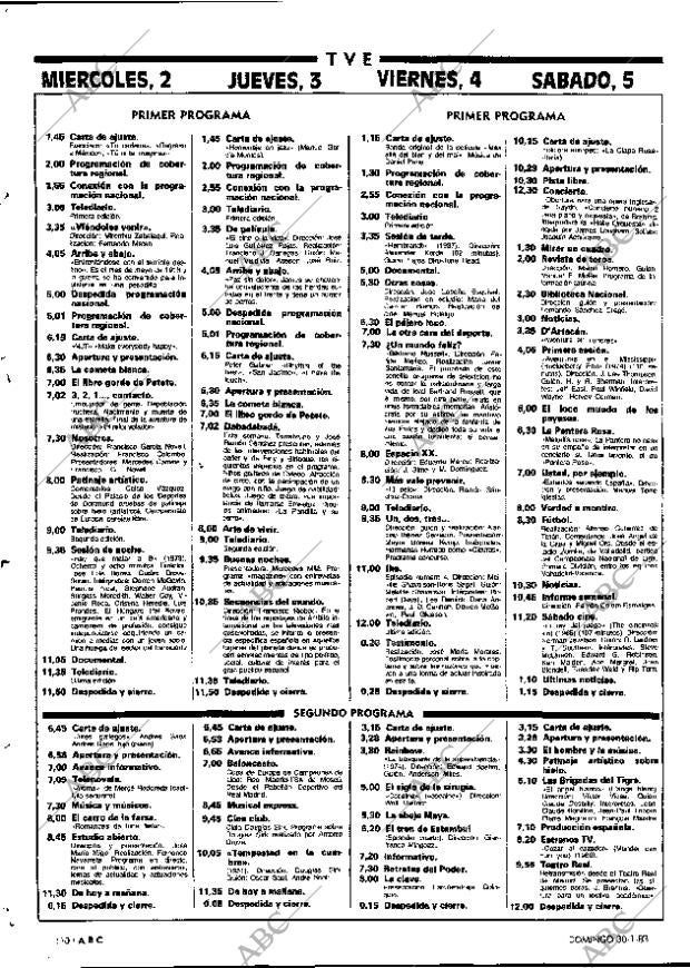 ABC MADRID 30-01-1983 página 110