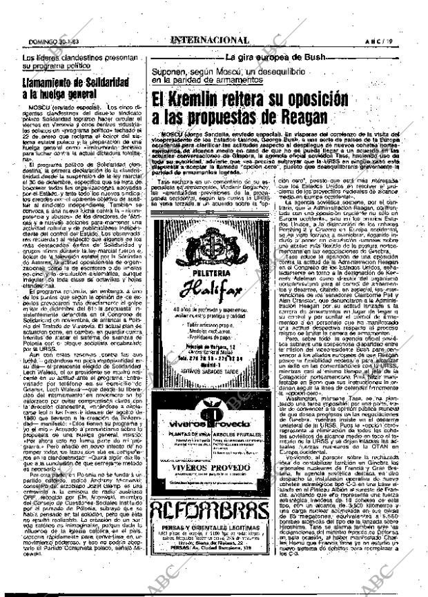 ABC MADRID 30-01-1983 página 19