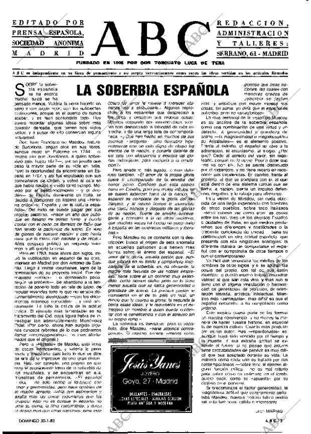 ABC MADRID 30-01-1983 página 3