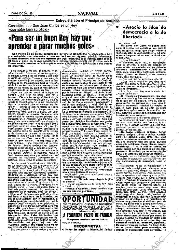 ABC MADRID 30-01-1983 página 31